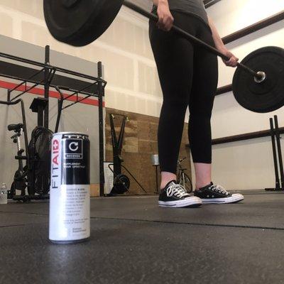 Assault bike, deadlifts, and Fitaid. Perfect combo.