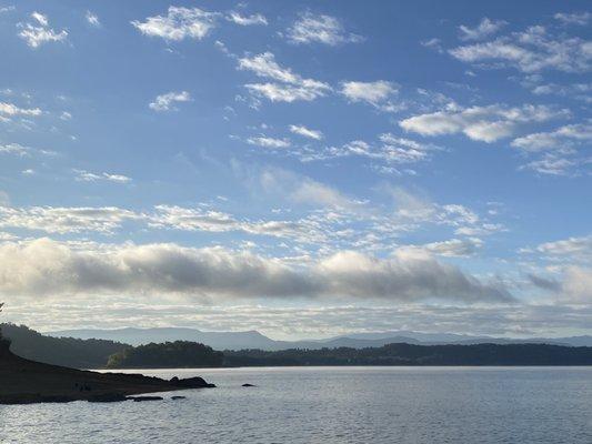 Lake and Mountains