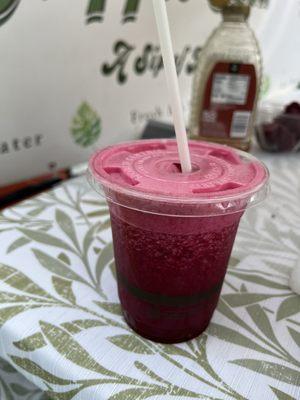 Beet juice @Hippie Juice