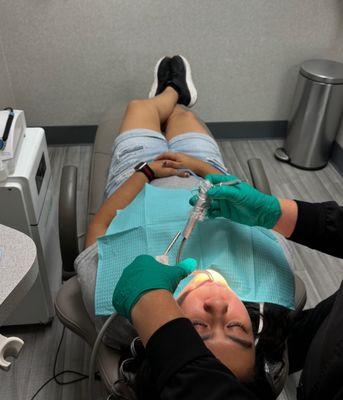 Teeth cleaning!