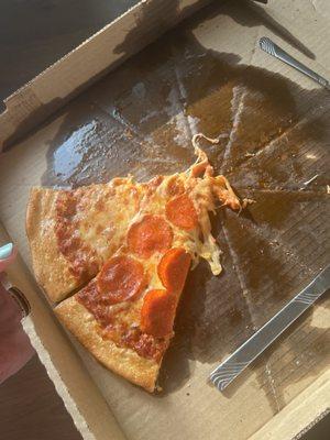 Large Thin Crust Cheese Pizza