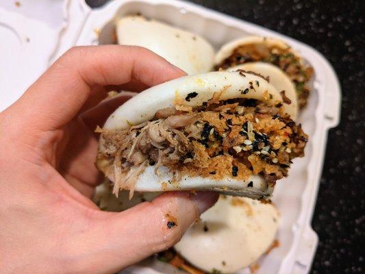 Duck Confit Bao. Part of my assorted Bao Six Pack ($19.50 with upcharges for certain items).