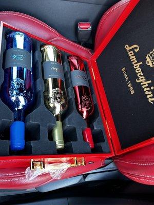 Lamborghini wine