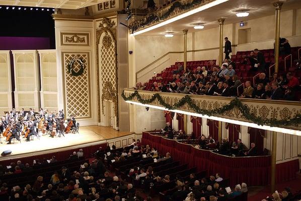 Music Hall's balcony