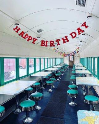 Birthday Train Car