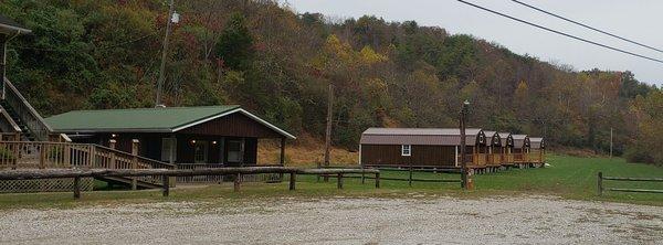 Bathhouse and rental cabins...no indoor plumbing