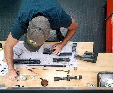 Nothing better than drinking Coffee and building rifles to give away.