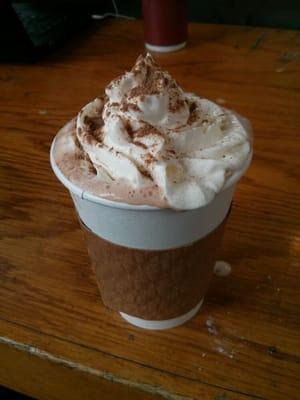 Hot Cocoa, $1.65 -- perfect on a cloudy day..