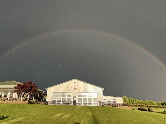 Double Rainbow over Twin Oaks Winery Cinco De Mayo Festival