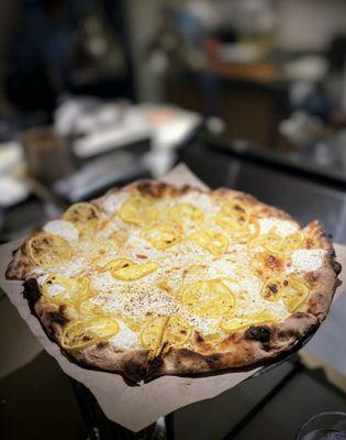 Limone pizza, instant classic.