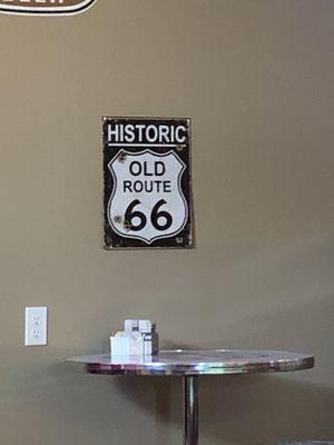 Must have the Route 66 sign to make it official.