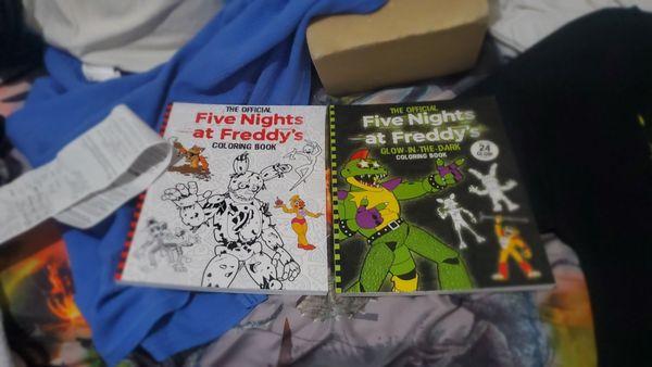 Fnaf coloring books to test my art skills.