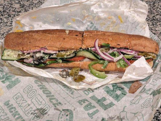 #3 Monster Footlong. Not bad, but they could have used more sauce