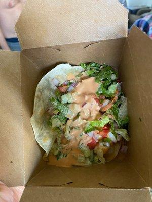 Shrimp taco