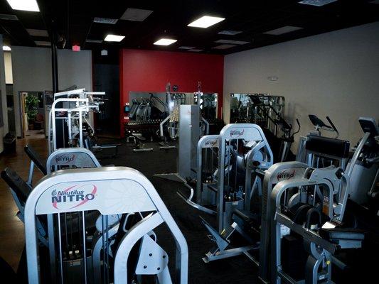 Fitness Xperts, Orlando.  Weight Room View.