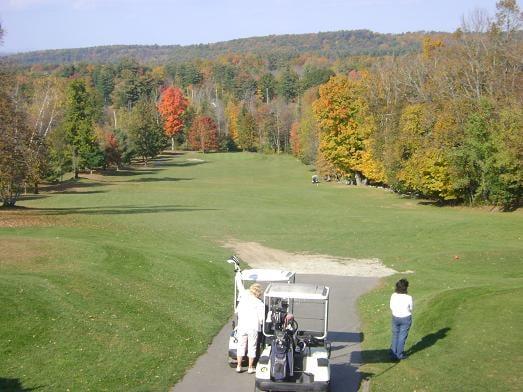 view from the 1st hole