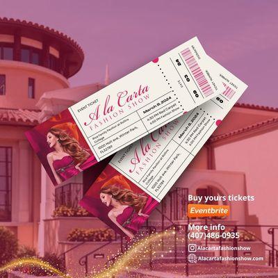 A la Carta Fashion Show 2024 Tickets March 9, 2024 Rollins College Fashion Week Florida