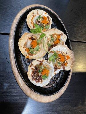 154. So Diep Nuong Mo Hanh Trung Ca/ Grilled Scallops with Scallion Sauce