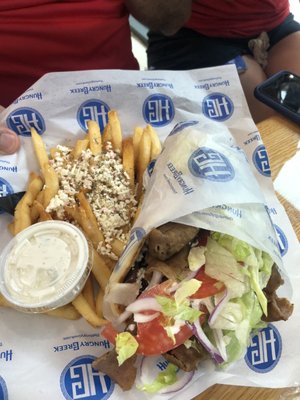 Combo gyro pita