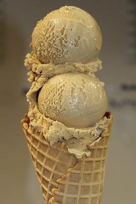 Coffee waffle cone