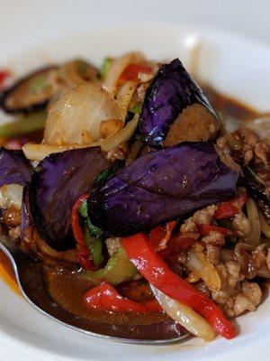 Shrimp paste eggplant