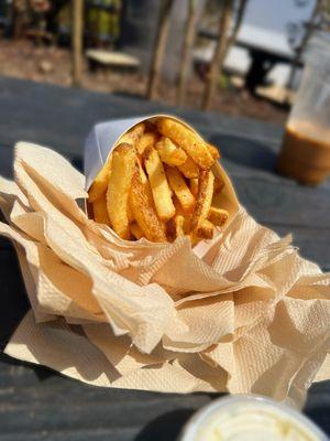 House Cur Fries with Garlic Aioli