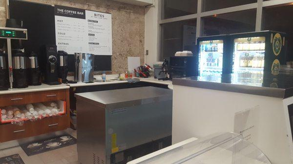 Coffee bar counter