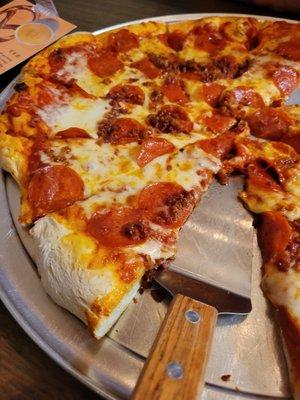 Pepperoni & Bacon Pizza