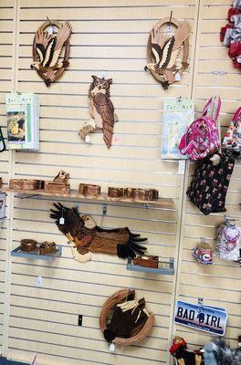 Unique wooden gifts in our gift shop.