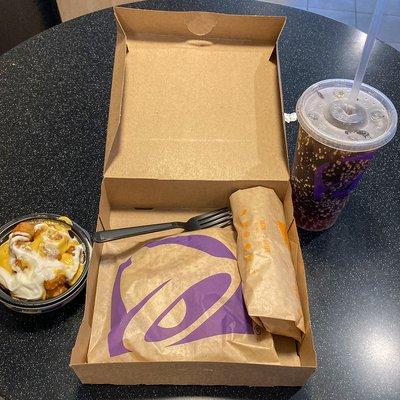 Online deal wasn't really a deal.  It was more expensive than any other Taco Bell location.