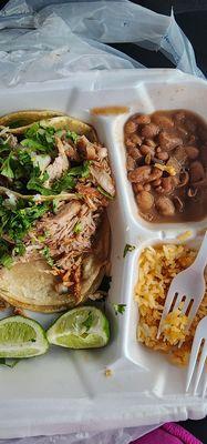 Carnitas plate. Yum!!