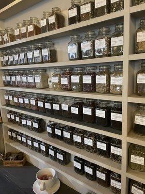 Tea wall