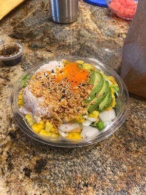 Poke Bowl with 2 Protein