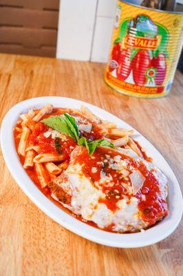 Chicken Parm with Penne