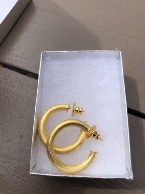 Gold Hoop Earrings