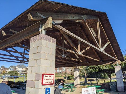 Picnic shelter at Dorton Park