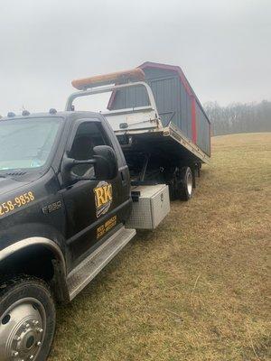 Got a shed that needs moved? We can do that!