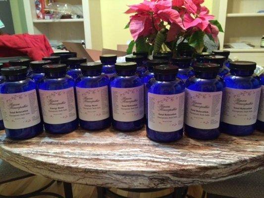 Bath salts from Hansen Homeopathic