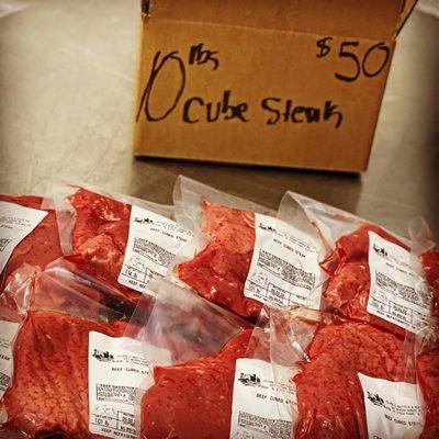 Cube Steak Box