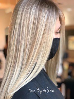 Ready for fall blonde.