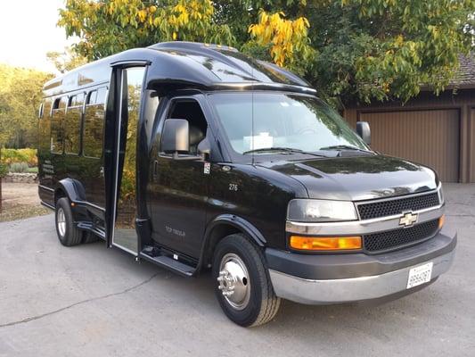 13 passenger executive van for small group safe travel.