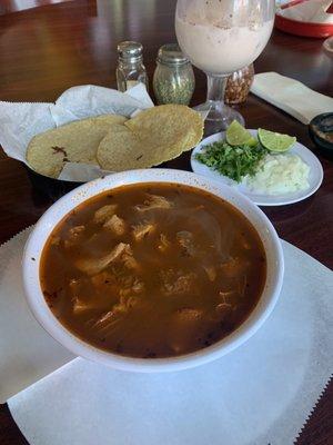 Menudo y Tortillas hechas a mano