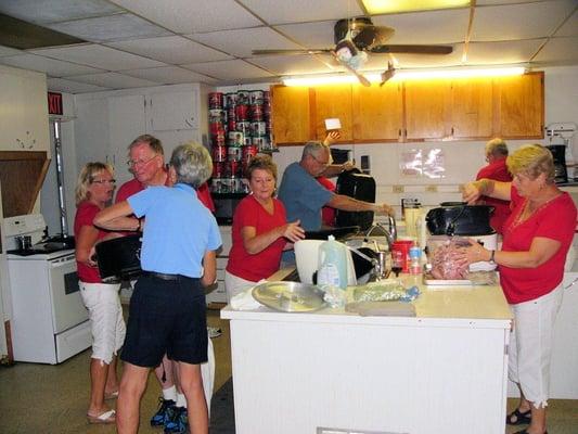 There are never too many cooks in our kitchen.