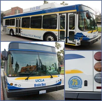 Introducing BruinBus, which includes the campus shuttles and charter buses.