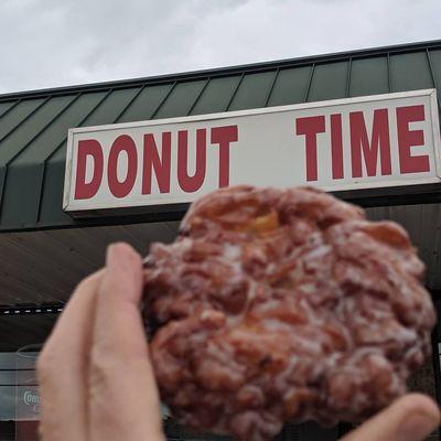 Apple fritter specialty.  You'll be back for more!