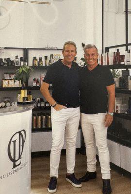 This is the owner James Entwisle and salon coordinator Jim Stake