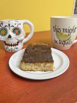 Sopapilla Cheesecake and Specialty Latte- Wee Naughty!