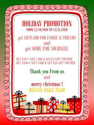 Holiday Promotion Gift-card