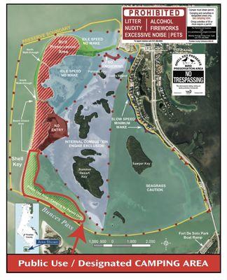 Public use of land map (credit: Pinellas County)