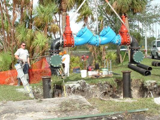 C.B. Smith Park 10" Backflow Installation